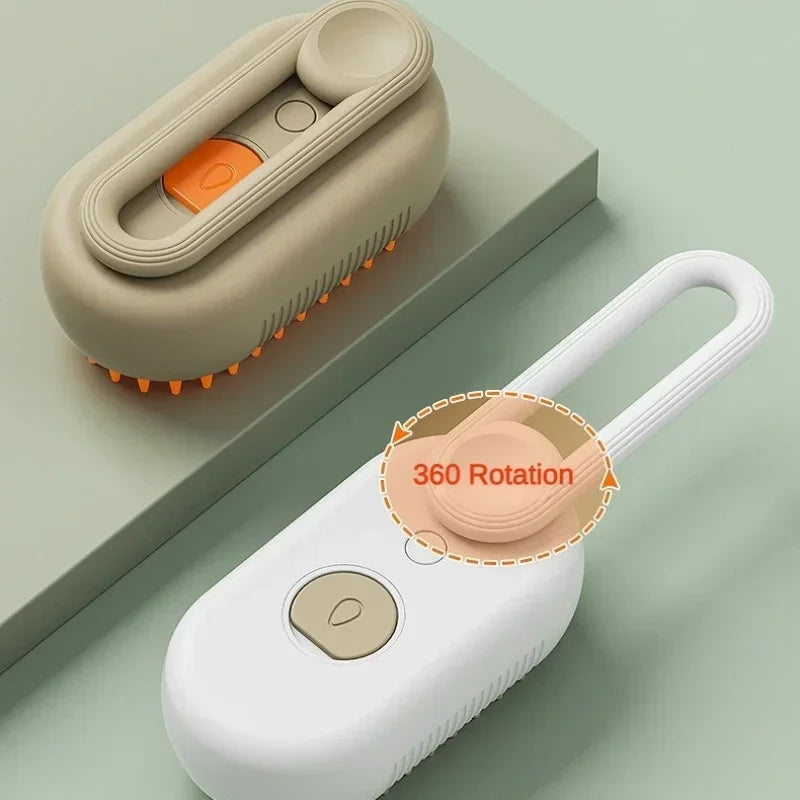 Zylo™ Steam Pet Brush | Remove Loose Fur & Reduce Shedding